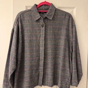 Madewell Gray flannel Shirt